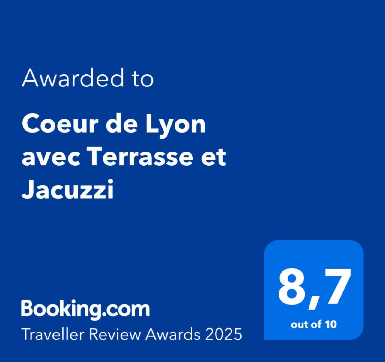 Coeur De Lyon Avec Terrasse Et Jacuzzi Appartement Buitenkant foto